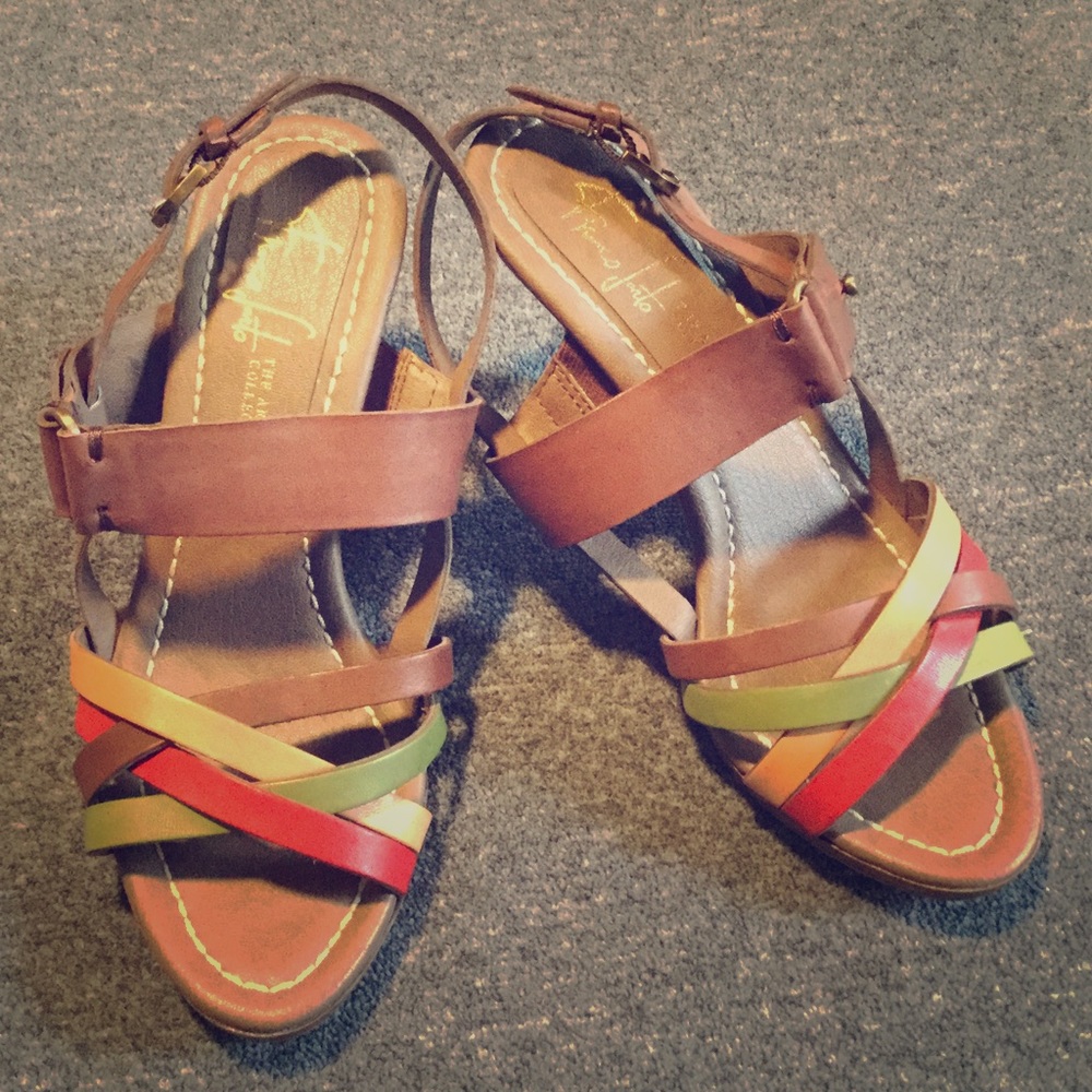 Franco Sarto strappy heels